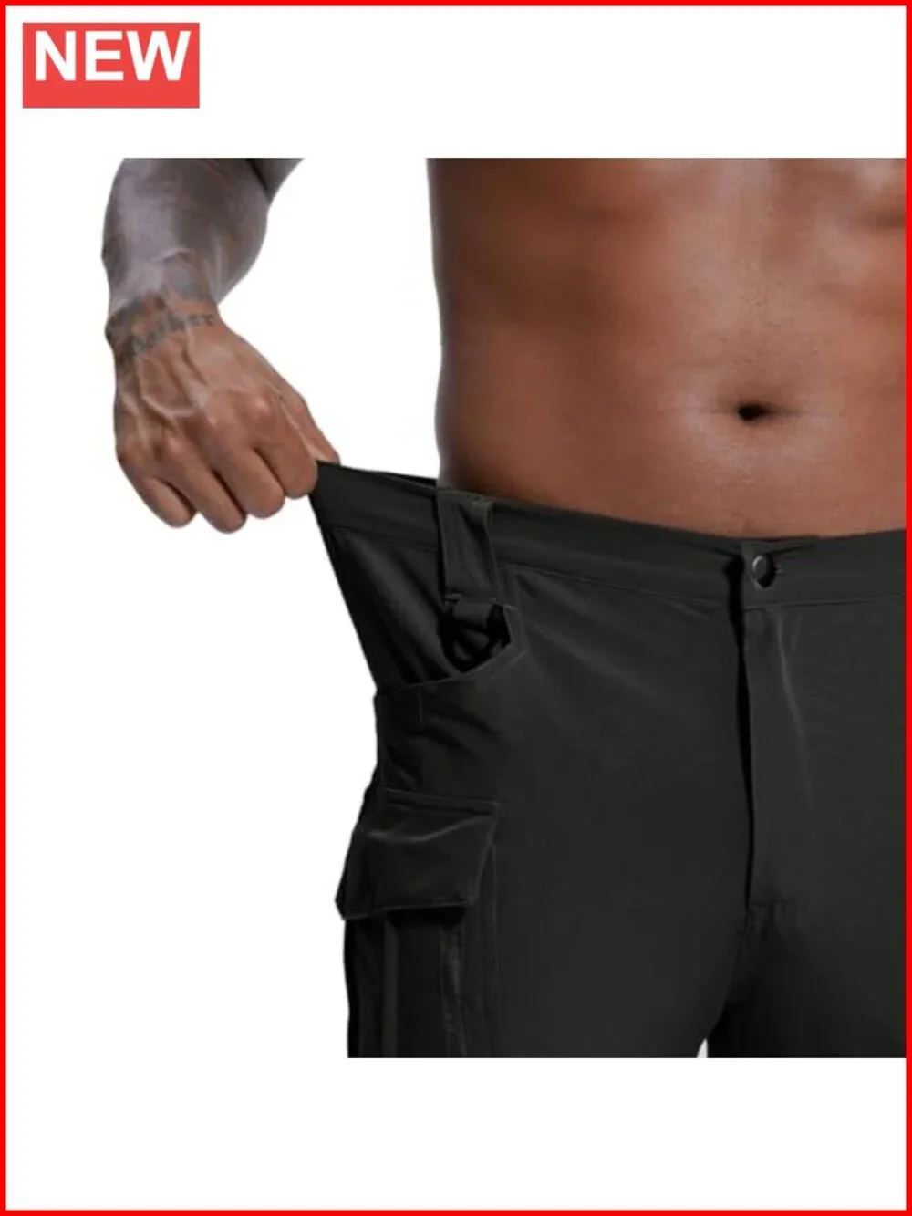 Men's Hiking Cargo Pants Lightweight Quick Dry Tactical Pants with 9 Pockets